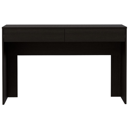 Computer Desk Aberdeen, Two Drawers, Black Wengue Finish - GoldenLux.us