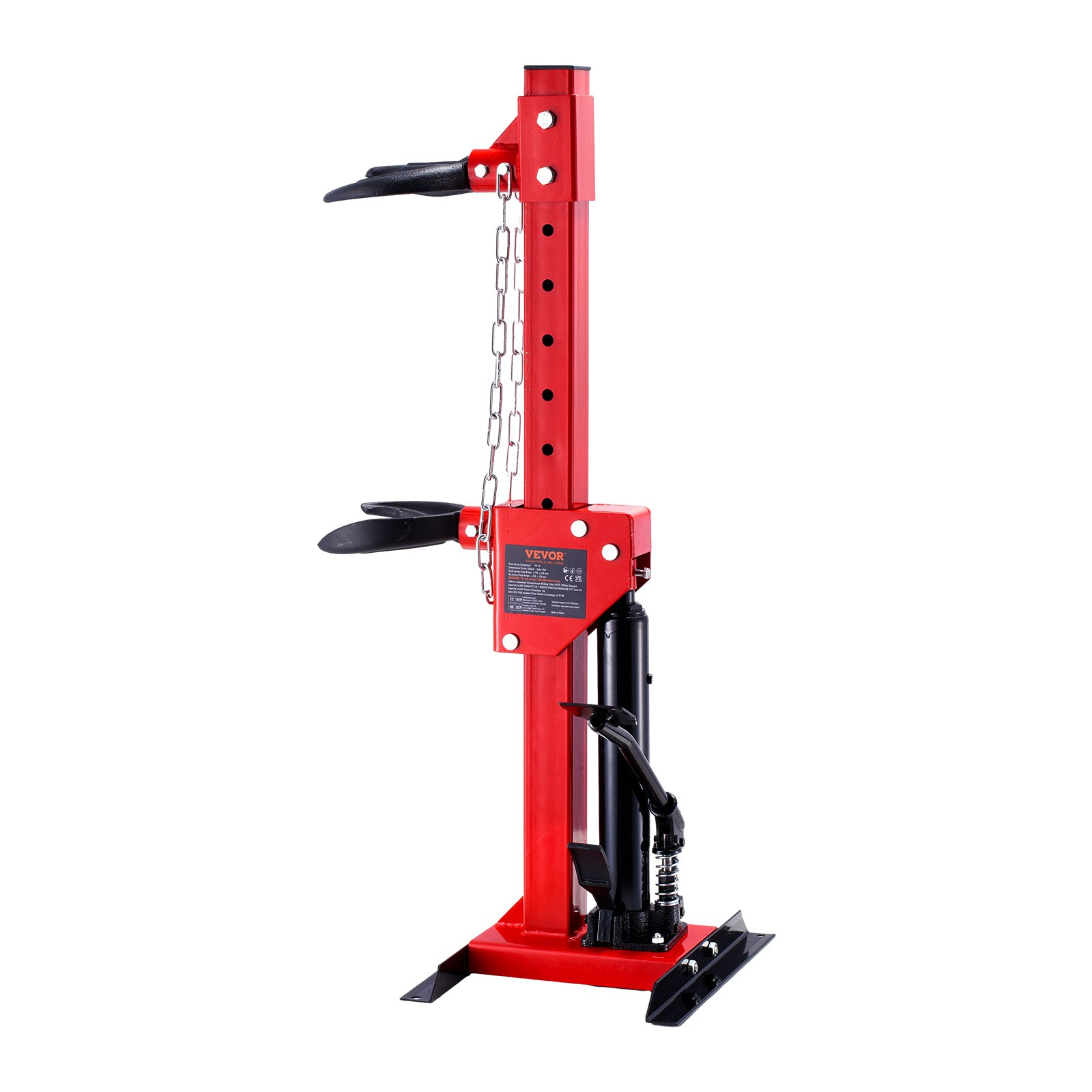 VEVOR Strut Spring Compressor, 4.5 Ton/9920 LBS Hydraulic Jack Capacity, 1 Ton Rated Compression Force, Auto Strut Coil Spring Compressor Tool, Hydraulic Spring Compressor for Strut Spring Removing - GoldenLux.us