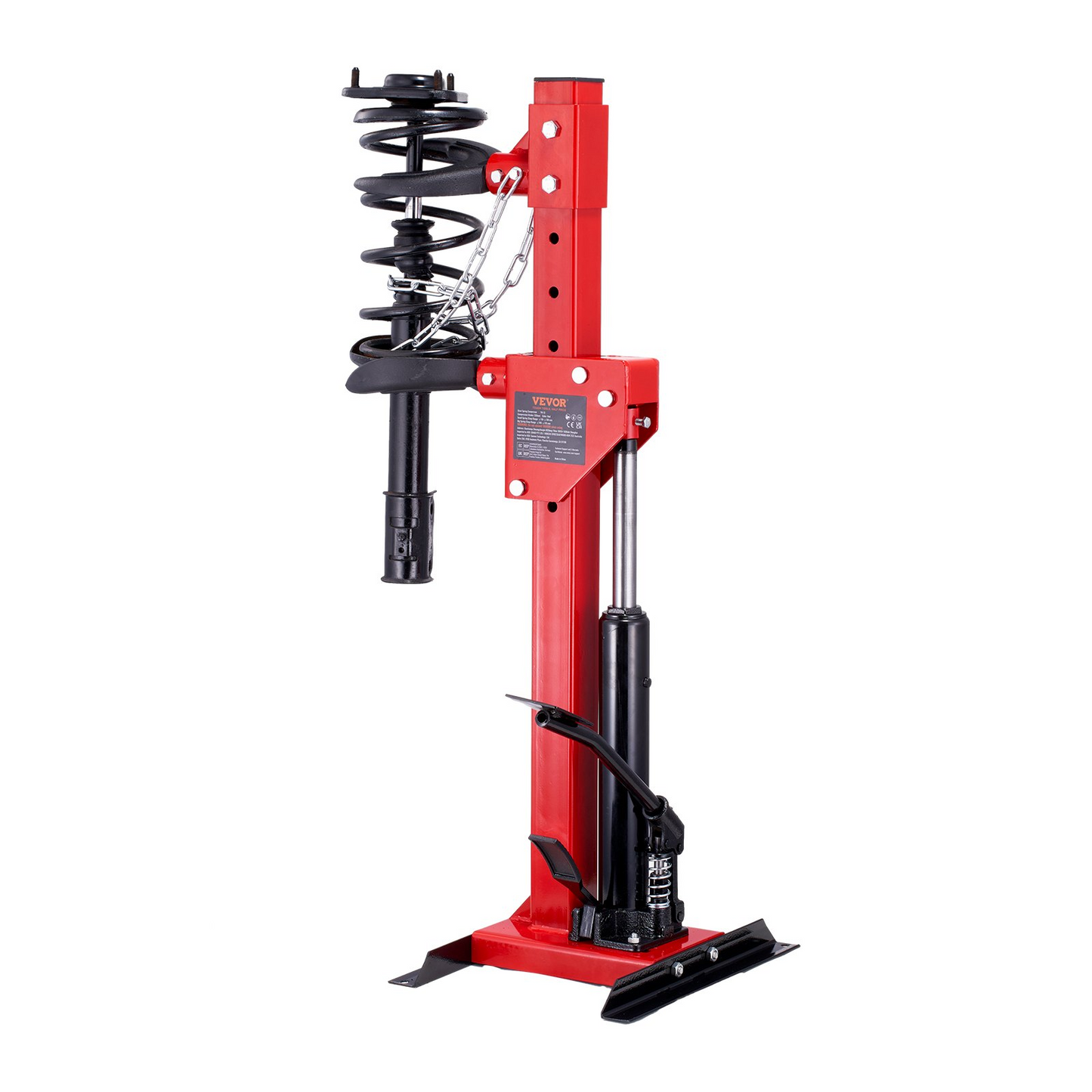 VEVOR Strut Spring Compressor, 4.5 Ton/9920 LBS Hydraulic Jack Capacity, 1 Ton Rated Compression Force, Auto Strut Coil Spring Compressor Tool, Hydraulic Spring Compressor for Strut Spring Removing - GoldenLux.us