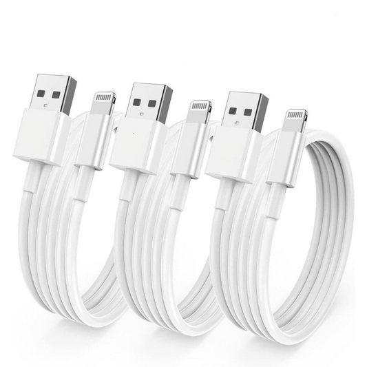 3 Pack USB Charger Data Cable Cord For iPhone - GoldenLux.us